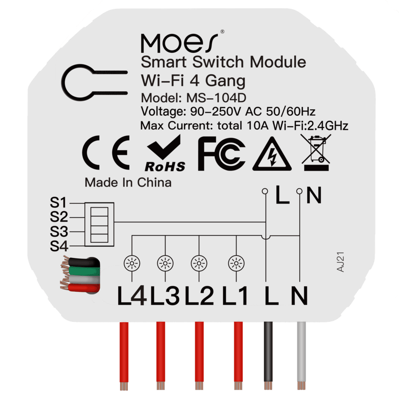 Smart Switch Module MS-104D